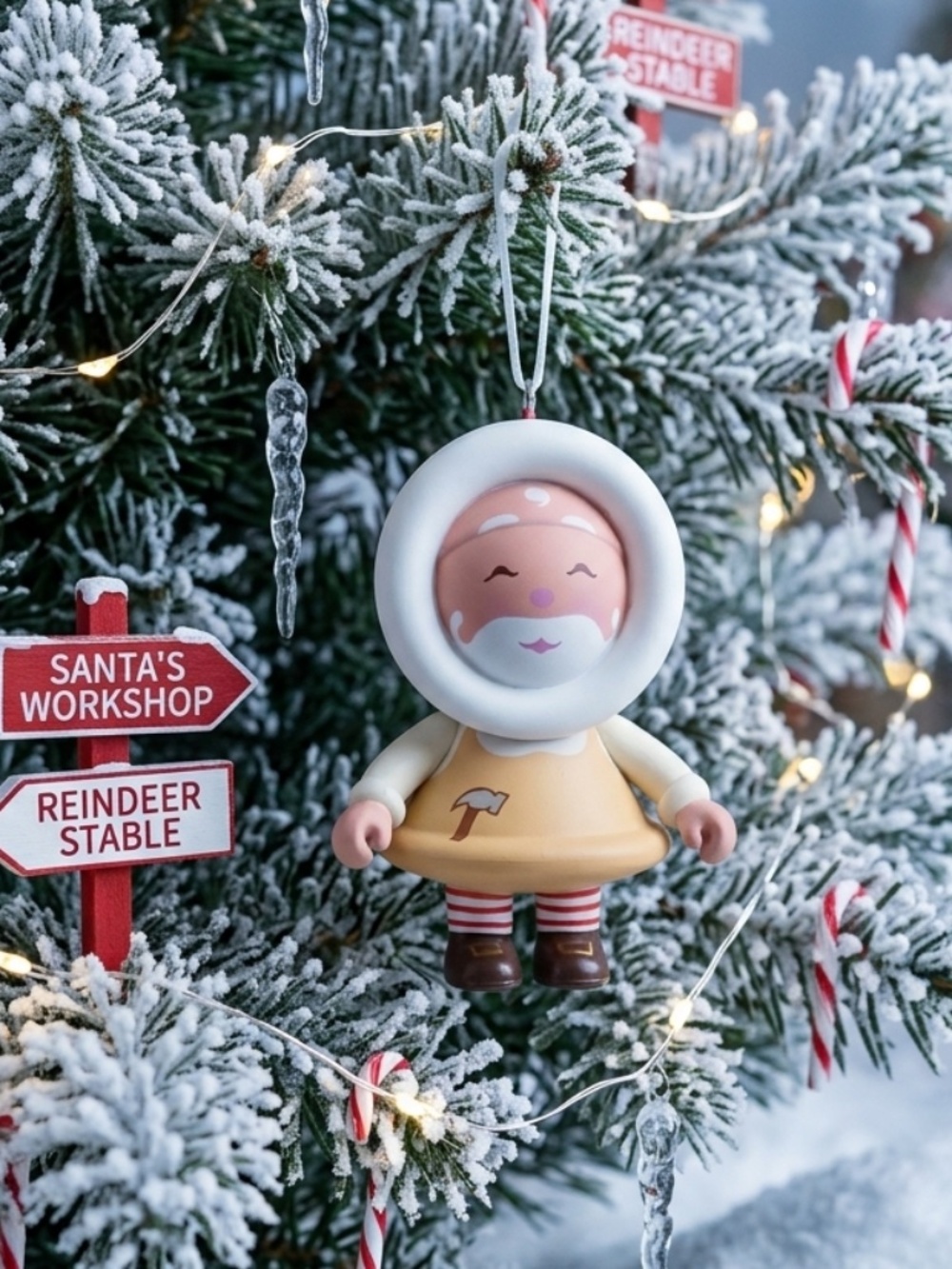 2011 Hallmark Keepsake "Toymaker Santa" Christmas Tree Ornament